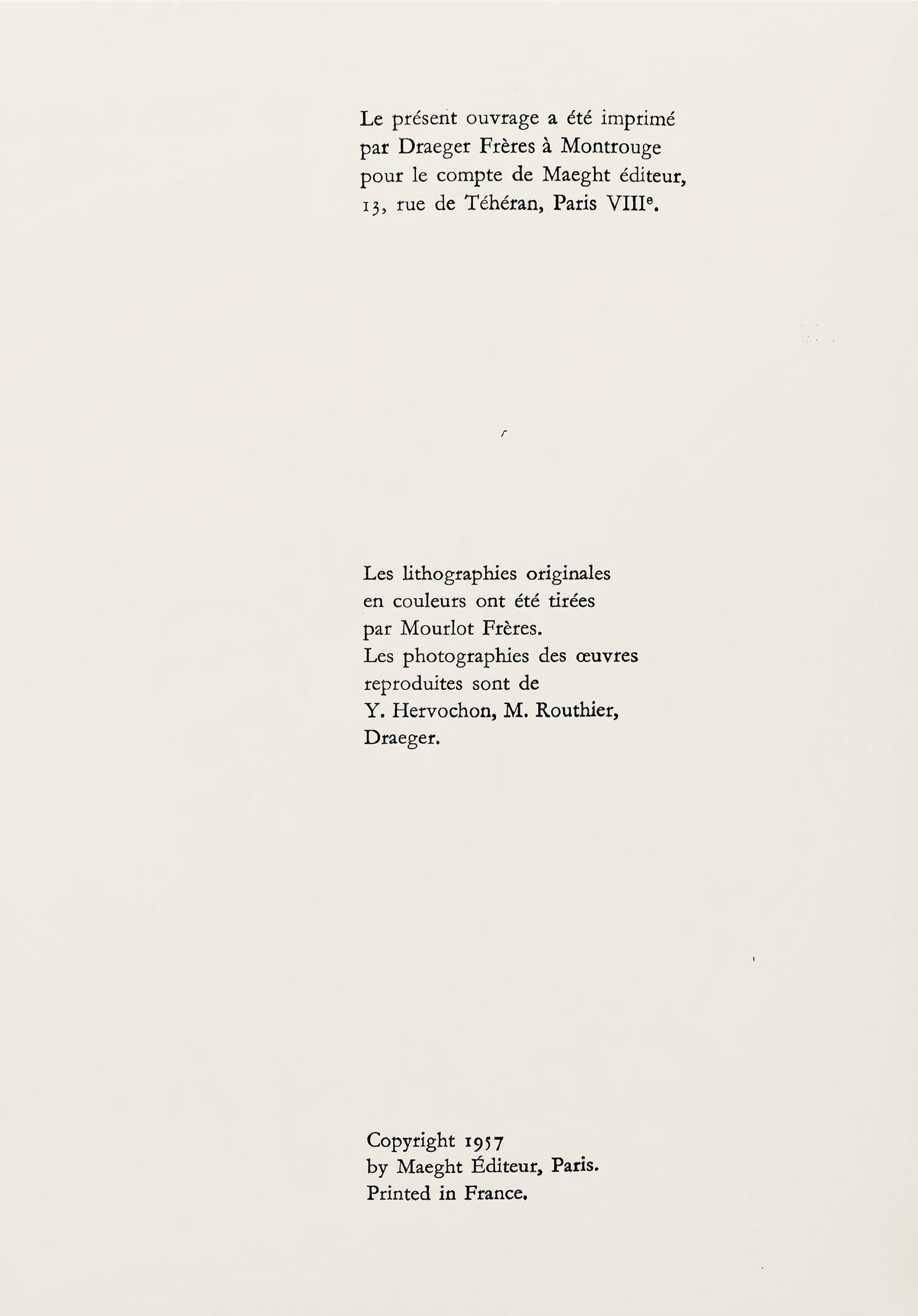 Marc Chagall, Composition (Mourlot 192-207; Cramer 34), Lithograph