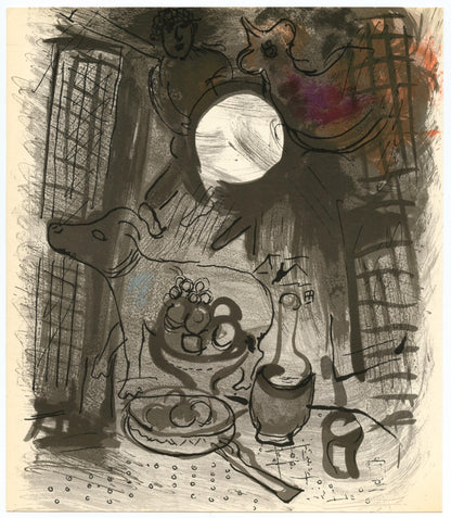 Marc Chagall, Composition (Mourlot 192-207; Cramer 34), Lithograph