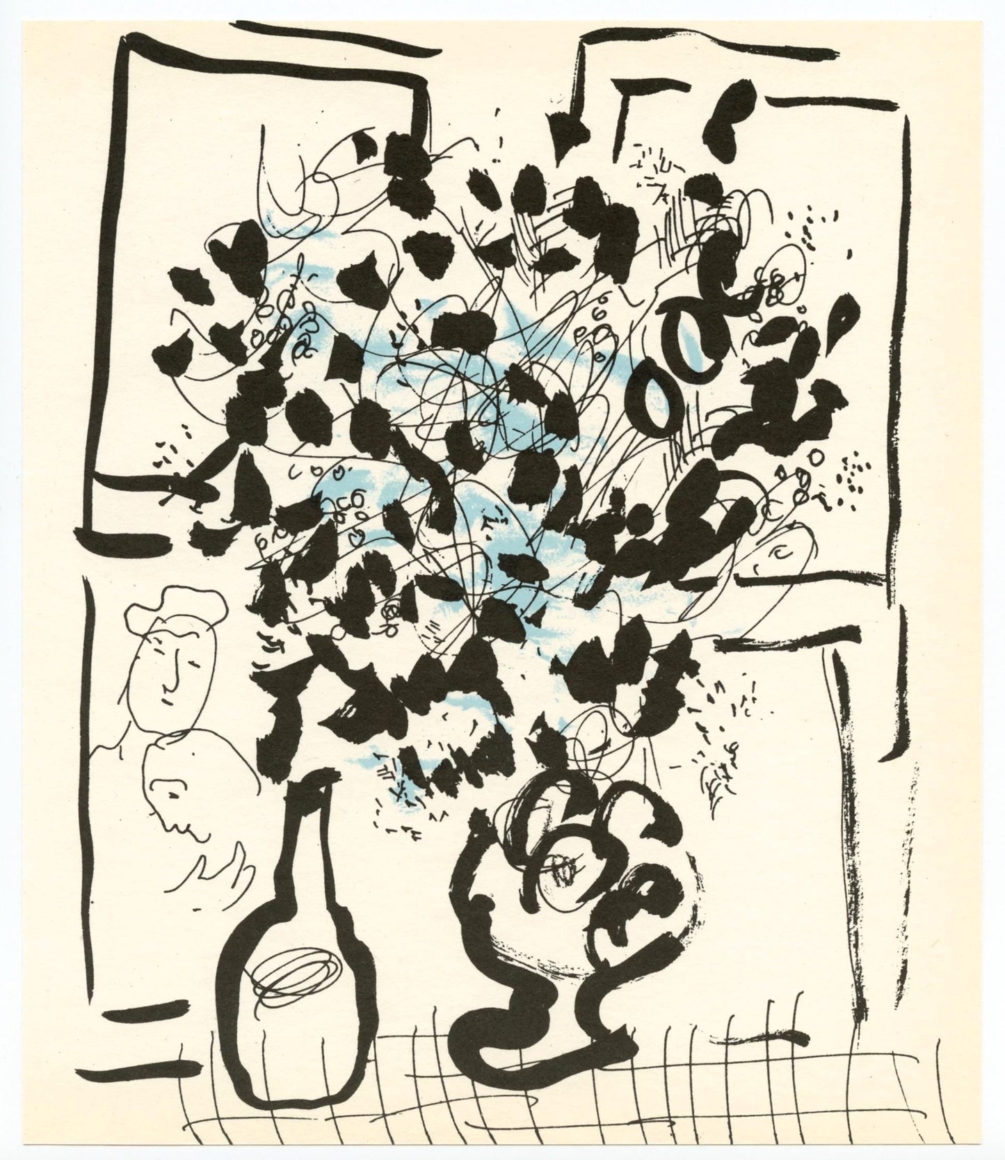 Marc Chagall, Composition (Mourlot 192-207; Cramer 34), Lithograph