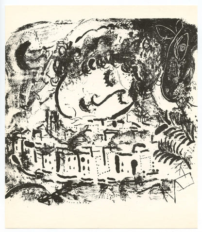 Marc Chagall, Composition (Mourlot 192-207; Cramer 34), Lithograph