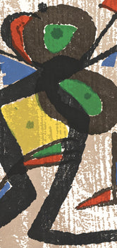 Joan Mir, Composition (Dupin 1290), Mir Graveur, Woodcut