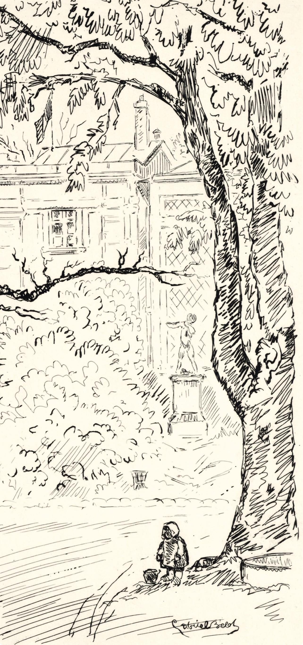 Gabriel Belot, Les Muses, A La gloire Paris, Etching