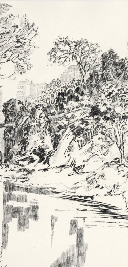 Laure Stella Bruni, Mnilmontant, A La Gloire Paris, Etching