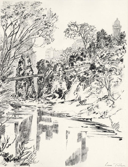 Laure Stella Bruni, Mnilmontant, A La Gloire Paris, Etching