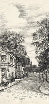 Jean Frlaut, De La Sante Aux Gobelins, A La Gloire Paris, Etching