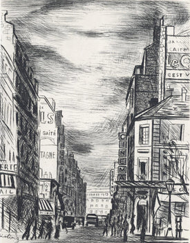 Mose Kisling, Montparnasse, A La Gloire Paris, Etching