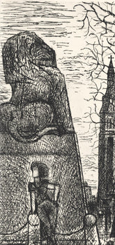 Marcel Gromaire, Petit-Montroug, A La Gloire Paris, Etching