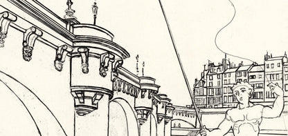 Andr Derain, Le Pont Neuf, A La Gloire Paris, Etching