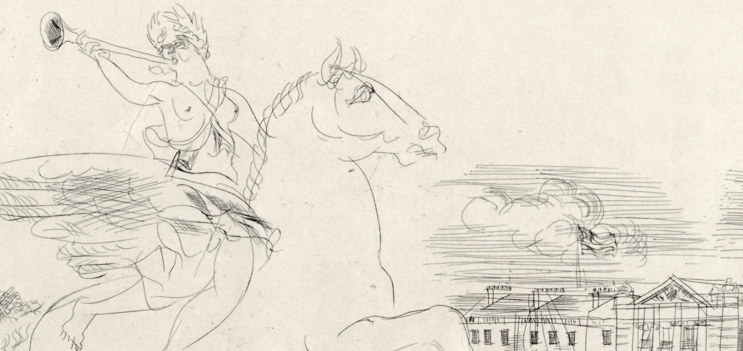 Raoul Dufy, Les Champs-Lyses, Place De La Concorde, A La Gloire Paris, Etching