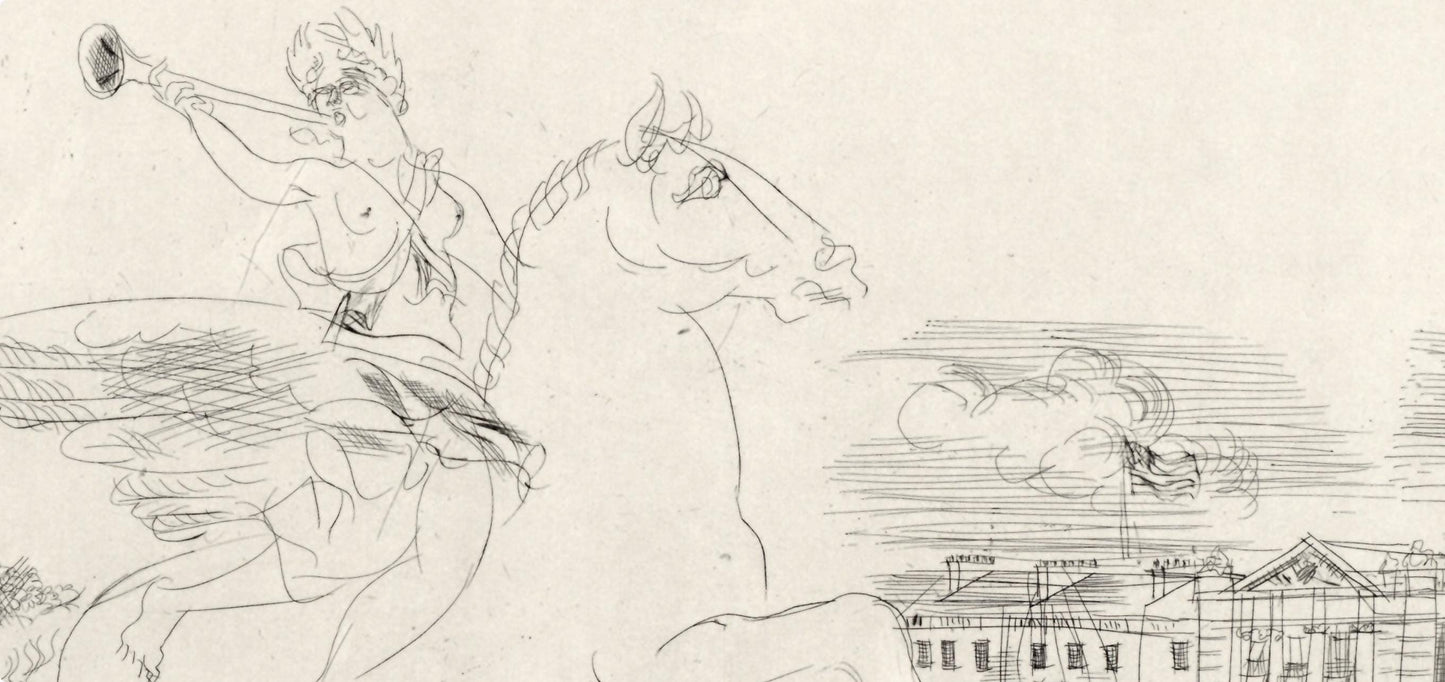 Raoul Dufy, Les Champs-Lyses, Place De La Concorde, A La Gloire Paris, Etching