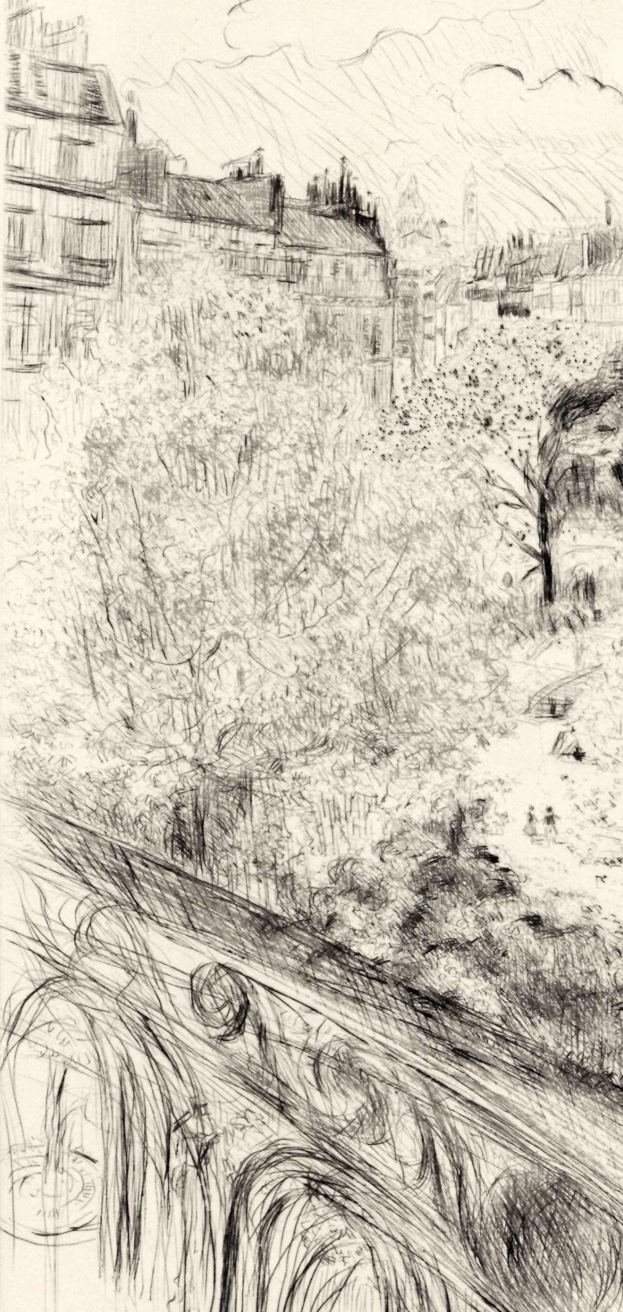 Douard Vuillard, Le Square Vintimille, A La Gloire Paris, Etching