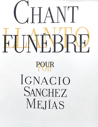 Pablo Picasso, Composition, Chant Funbre Pour Ignacio Sanchez Mejas, Lithograph