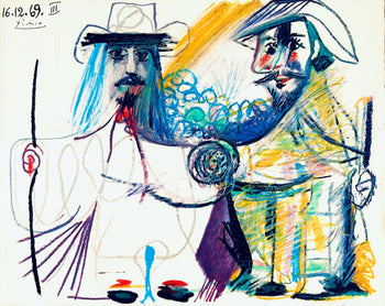 Pablo Picasso, Composition (Orozco 193-204), Au Baiser D'Avignon, Lithograph