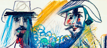 Pablo Picasso, Composition (Orozco 193-204), Au Baiser D'Avignon, Lithograph