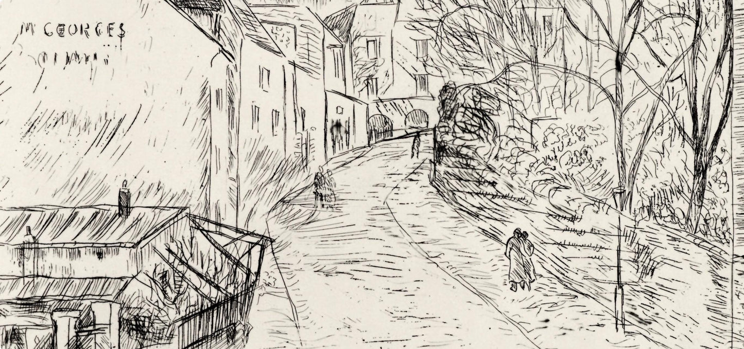 Charles Camoin, Montmartre, A La Gloire Paris, Etching