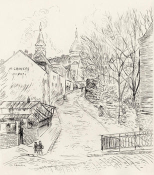 Charles Camoin, Montmartre, A La Gloire Paris, Etching