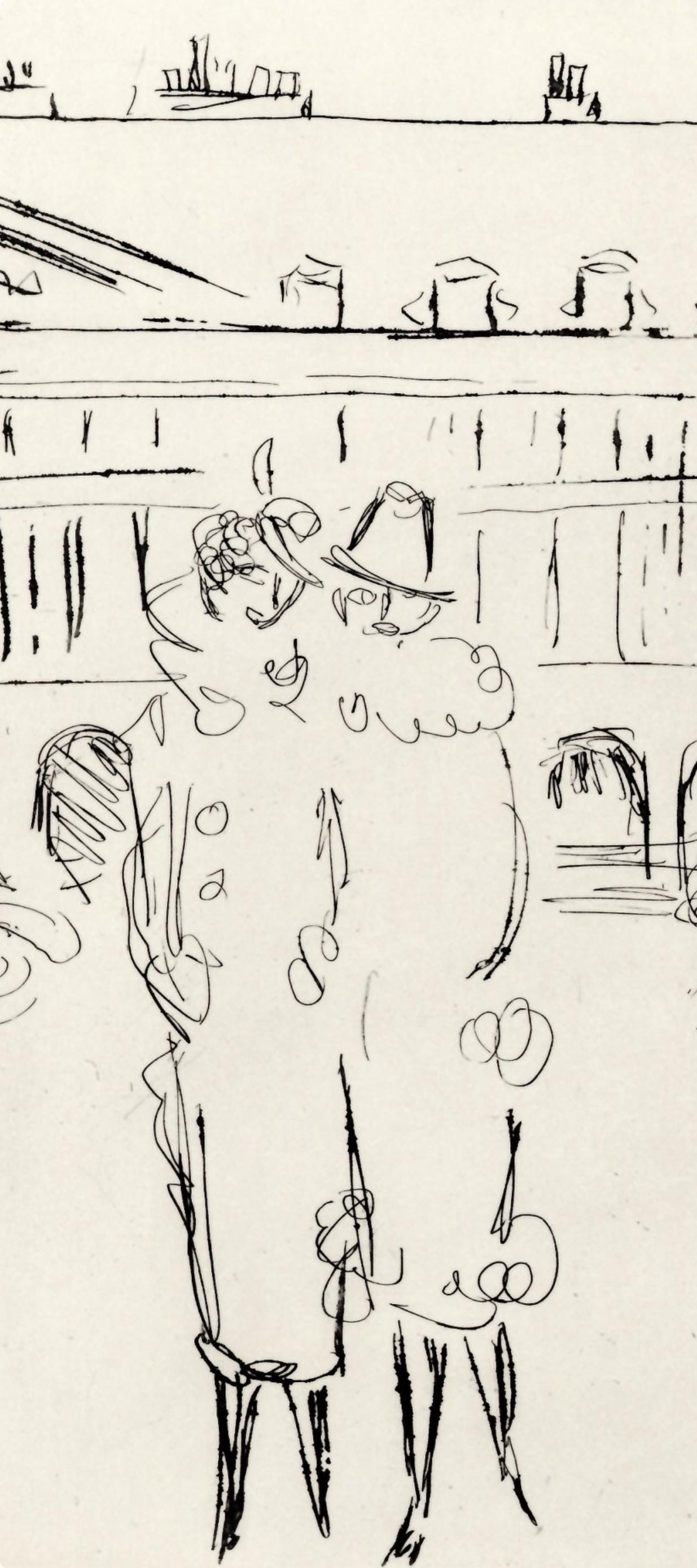 Kees Van Dongen, Place Vendme, A La Gloire Paris, Etching