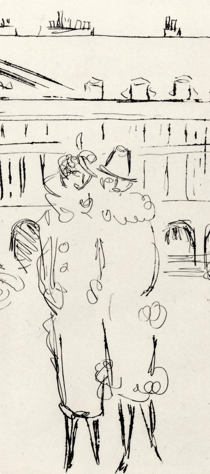 Kees Van Dongen, Place Vendme, A La Gloire Paris, Etching