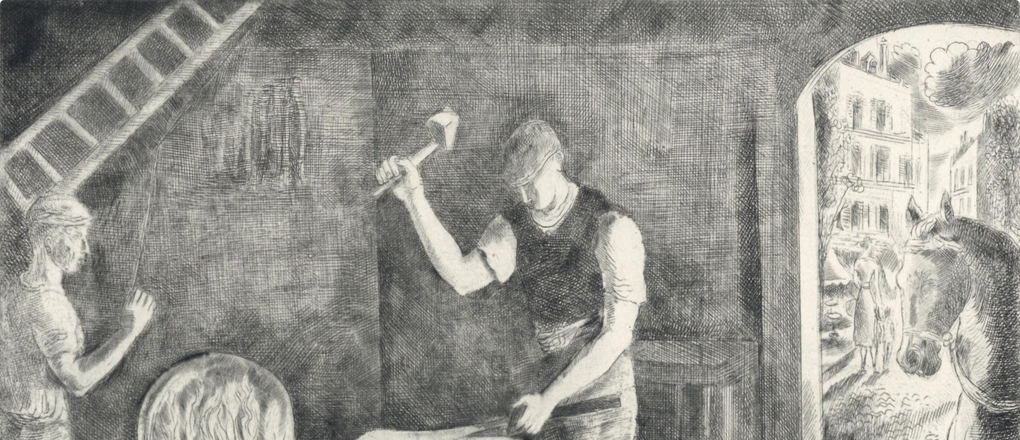 Hermine David, Composition, Alternance, Etching