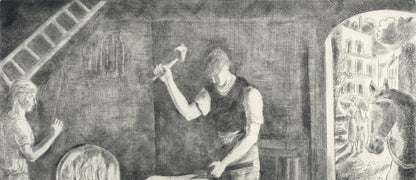 Hermine David, Composition, Alternance, Etching