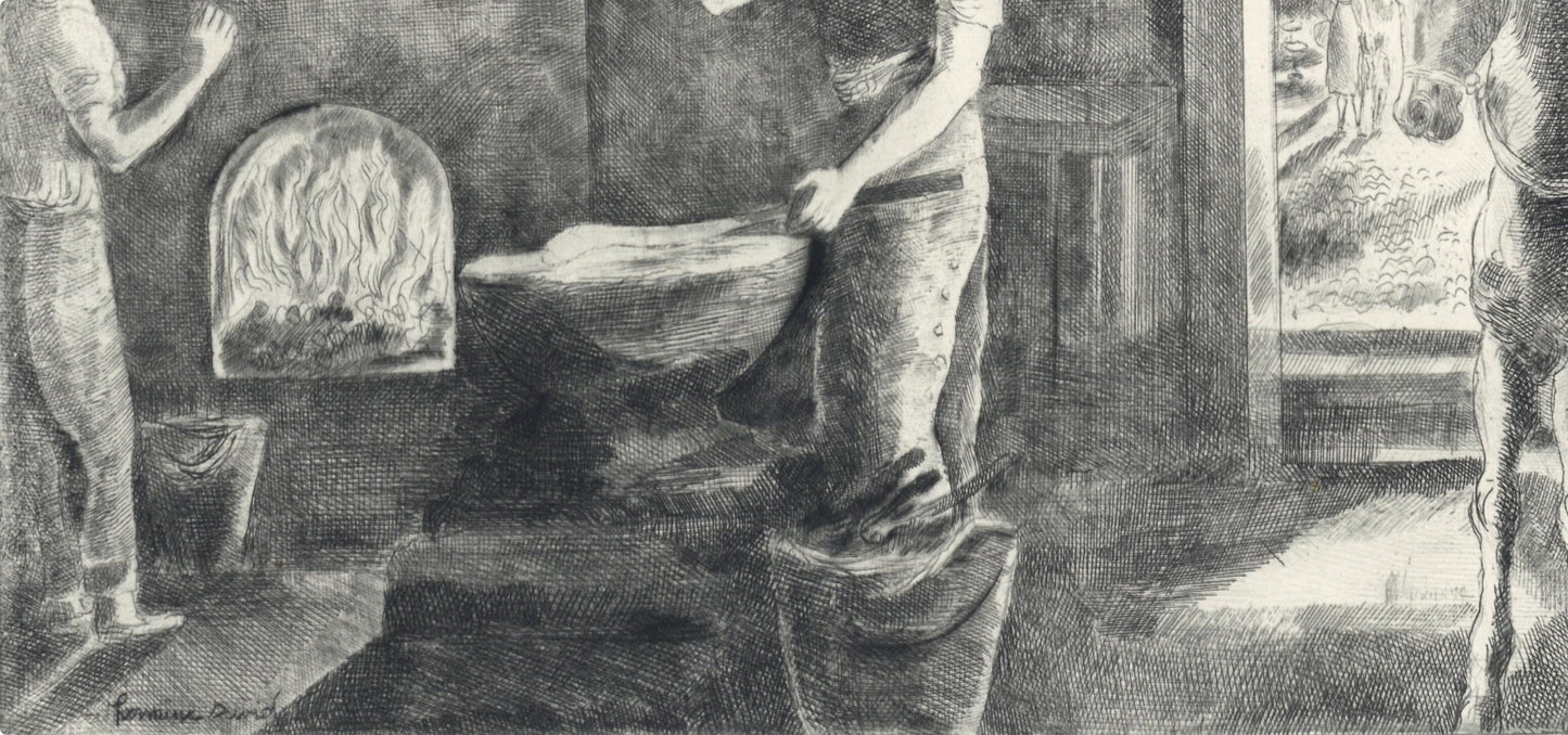 Hermine David, Composition, Alternance, Etching