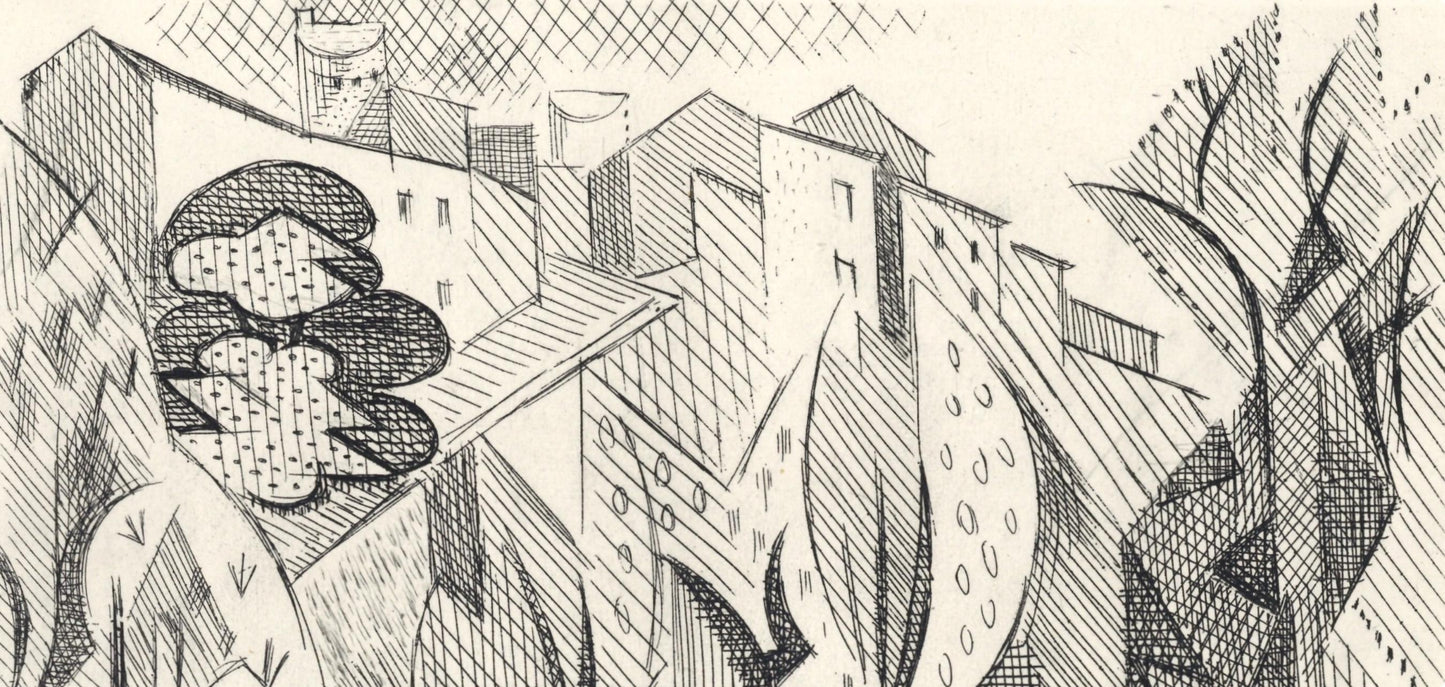 Andr Lhote, Composition, Alternance, Etching