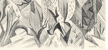 Andr Lhote, Composition, Alternance, Etching