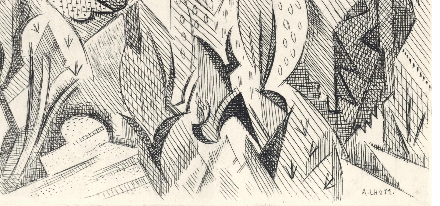 Andr Lhote, Composition, Alternance, Etching