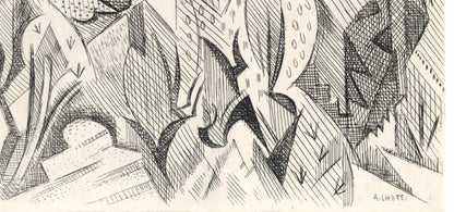 Andr Lhote, Composition, Alternance, Etching