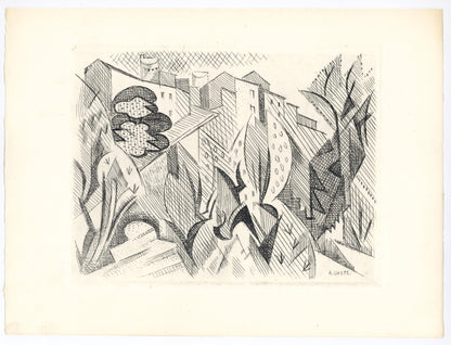 Andr Lhote, Composition, Alternance, Etching