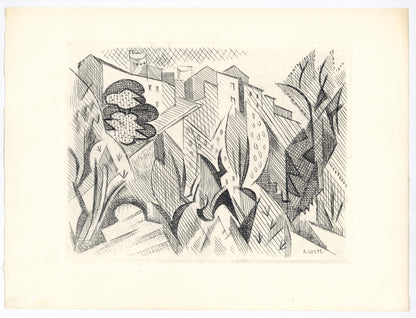 Andr Lhote, Composition, Alternance, Etching