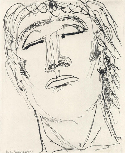 Henri De Waroquier, Composition, Alternance, Etching