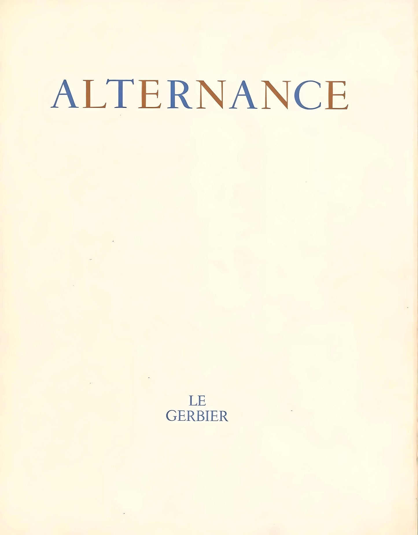 Jean-Gabriel Daragns, Composition, Alternance, Etching