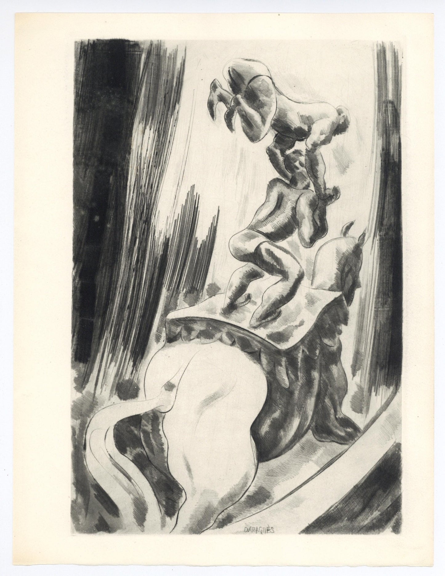 Jean-Gabriel Daragns, Composition, Alternance, Etching