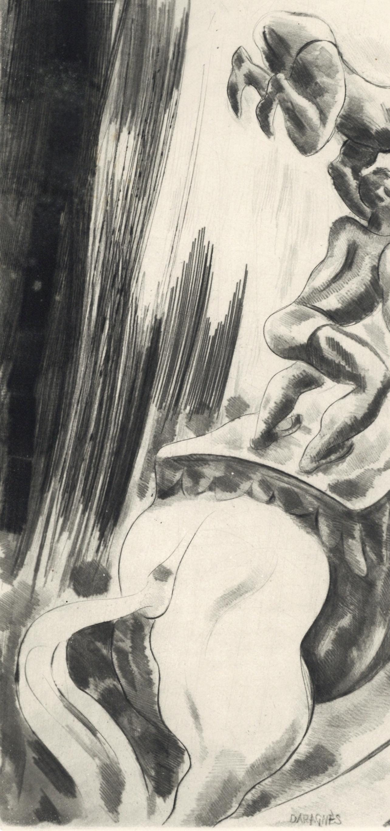 Jean-Gabriel Daragns, Composition, Alternance, Etching