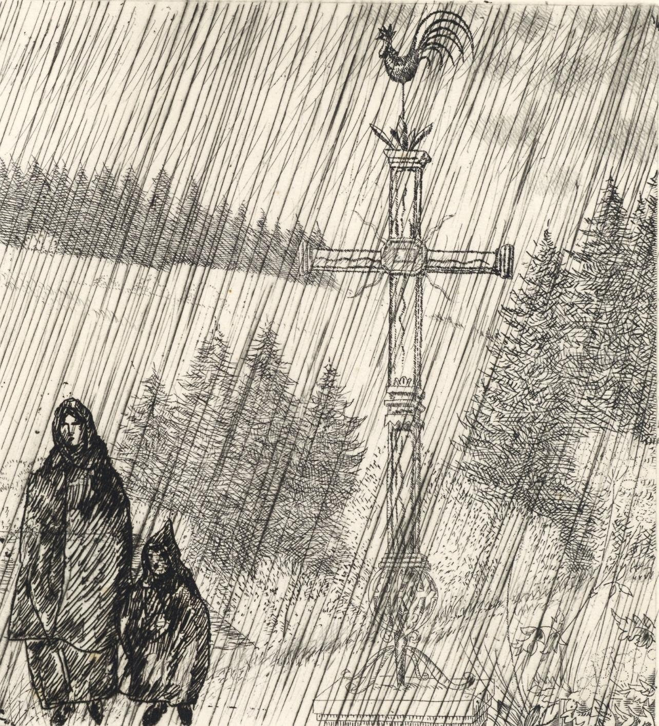 Jean Mile Laboureur, Composition, Alternance, Etching