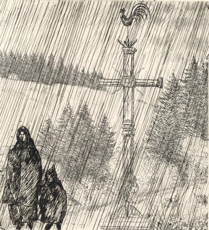 Jean Mile Laboureur, Composition, Alternance, Etching