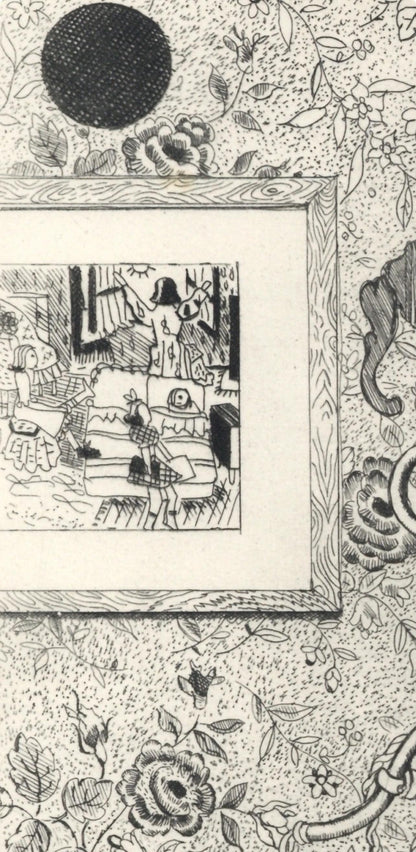 Jacques Maret, Composition, Alternance, Etching