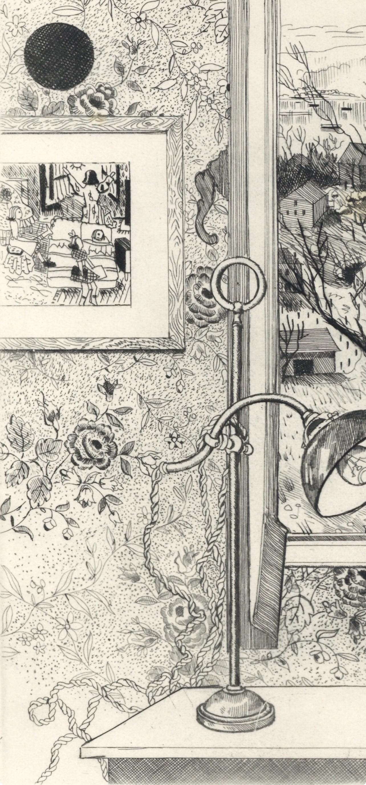 Jacques Maret, Composition, Alternance, Etching