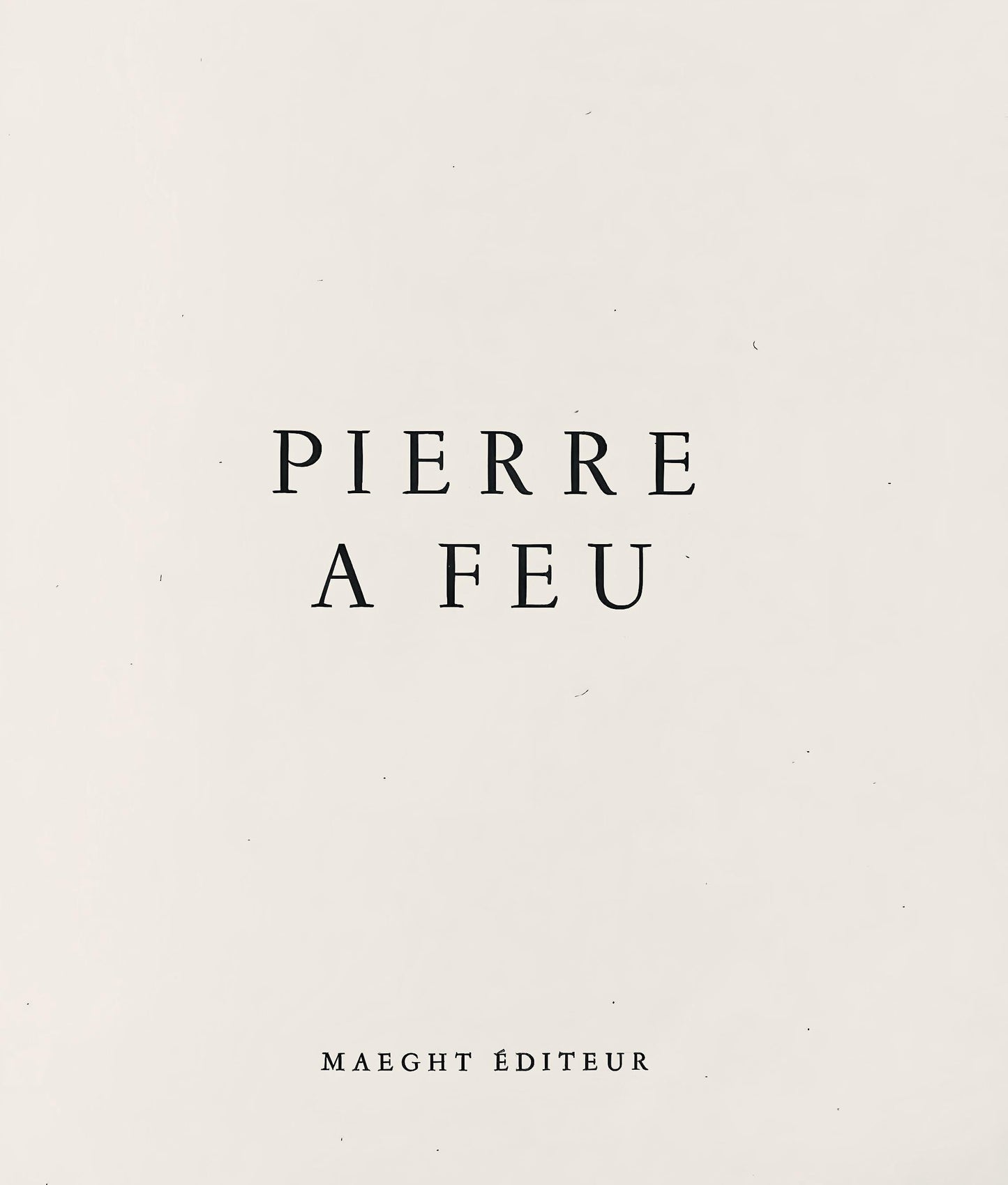 Henri Matisse, Composition (Duthuit No. 17), Pierre Feu, Les Miroirs Profonds, Lithograph