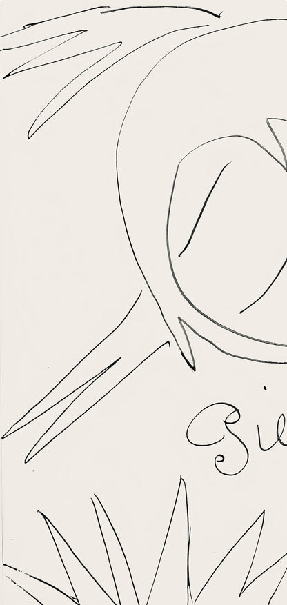 Henri Matisse, Composition (Duthuit No. 17), Pierre Feu, Les Miroirs Profonds, Lithograph