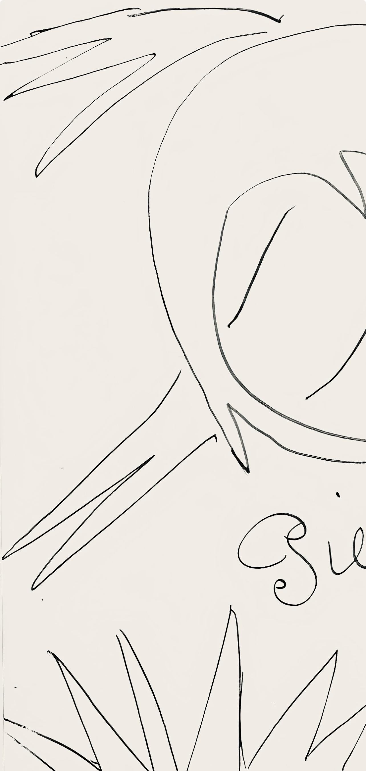 Henri Matisse, Composition (Duthuit No. 17), Pierre Feu, Les Miroirs Profonds, Lithograph