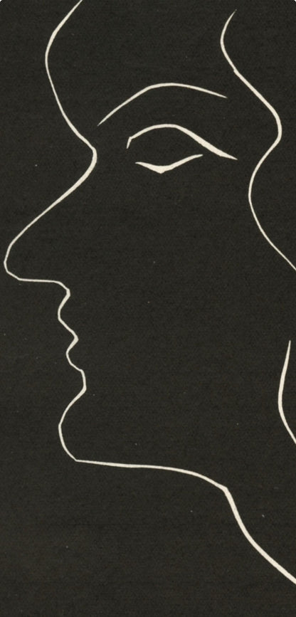 Henri Matisse, Composition (Duthuit No. 17), Pierre Feu, Les Miroirs Profonds, Woodcut