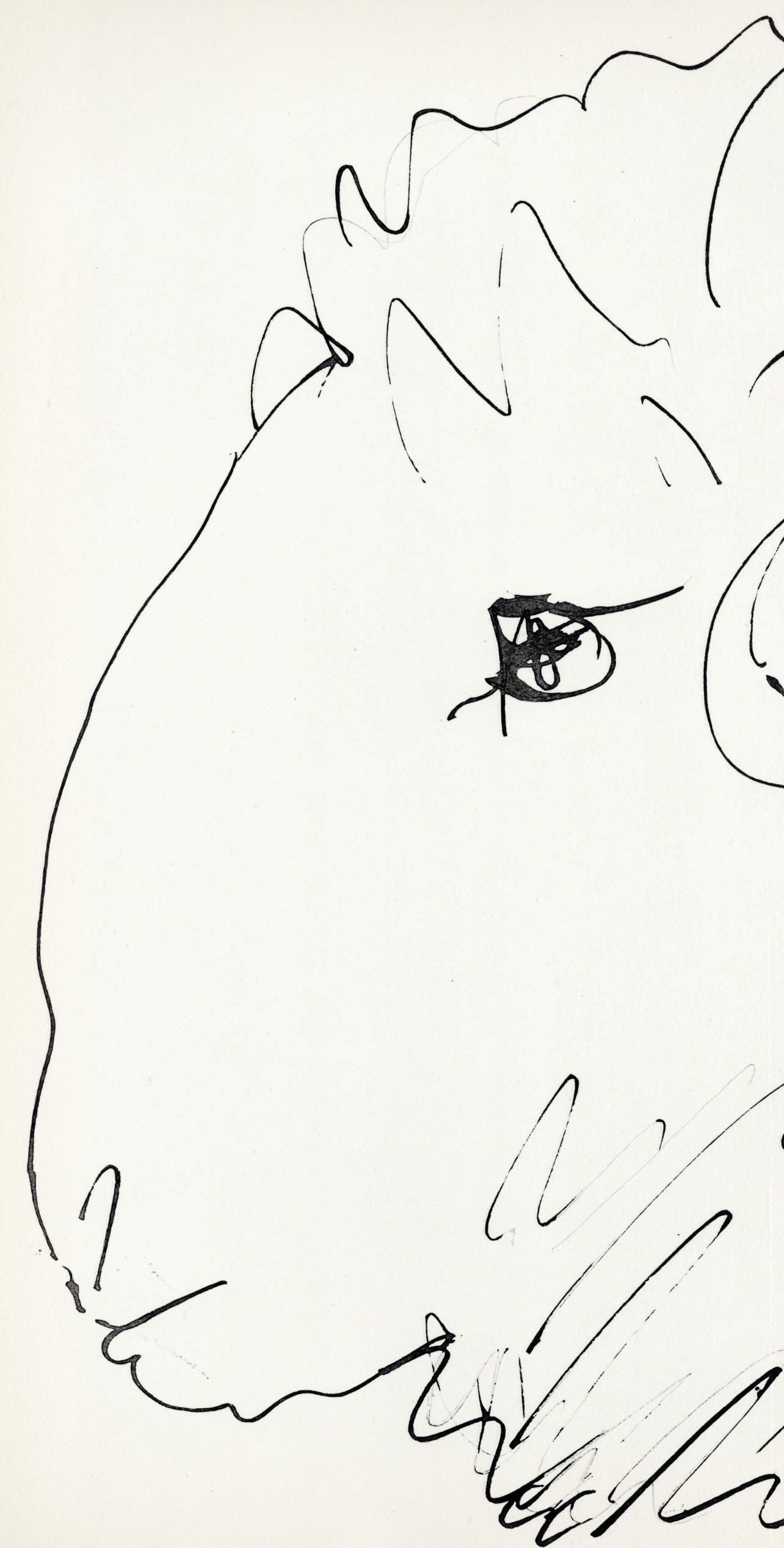 Pablo Picasso, Tte De Blier (Cramer No. 84), 40 Dessins De Picasso En Marge Du Buffon, Lithograph