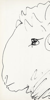 Pablo Picasso, Tte De Blier (Cramer No. 84), 40 Dessins De Picasso En Marge Du Buffon, Lithograph