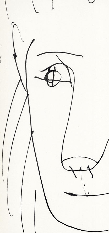 Pablo Picasso, Tte De Lion (Cramer No. 84), 40 Dessins De Picasso En Marge Du Buffon, Lithograph