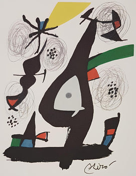 Joan Mir, Composition (Mourlot 1212-1225; Cramer 248), La Mlodie Acide, Lithograph