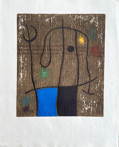 Joan Mir, Composition (Cramer 105), Femmes, Hliogravure