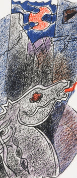 Andr Masson, Composition (Cramer 97), Une Toile De Craie, Lithograph
