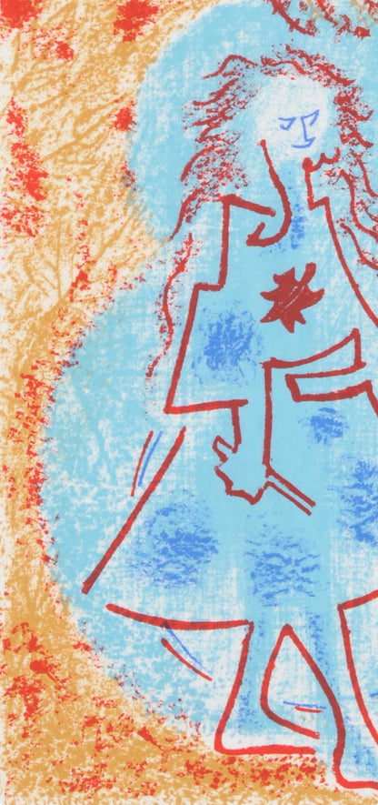 Andr Masson, Composition (Cramer 97), Une Toile De Craie, Lithograph